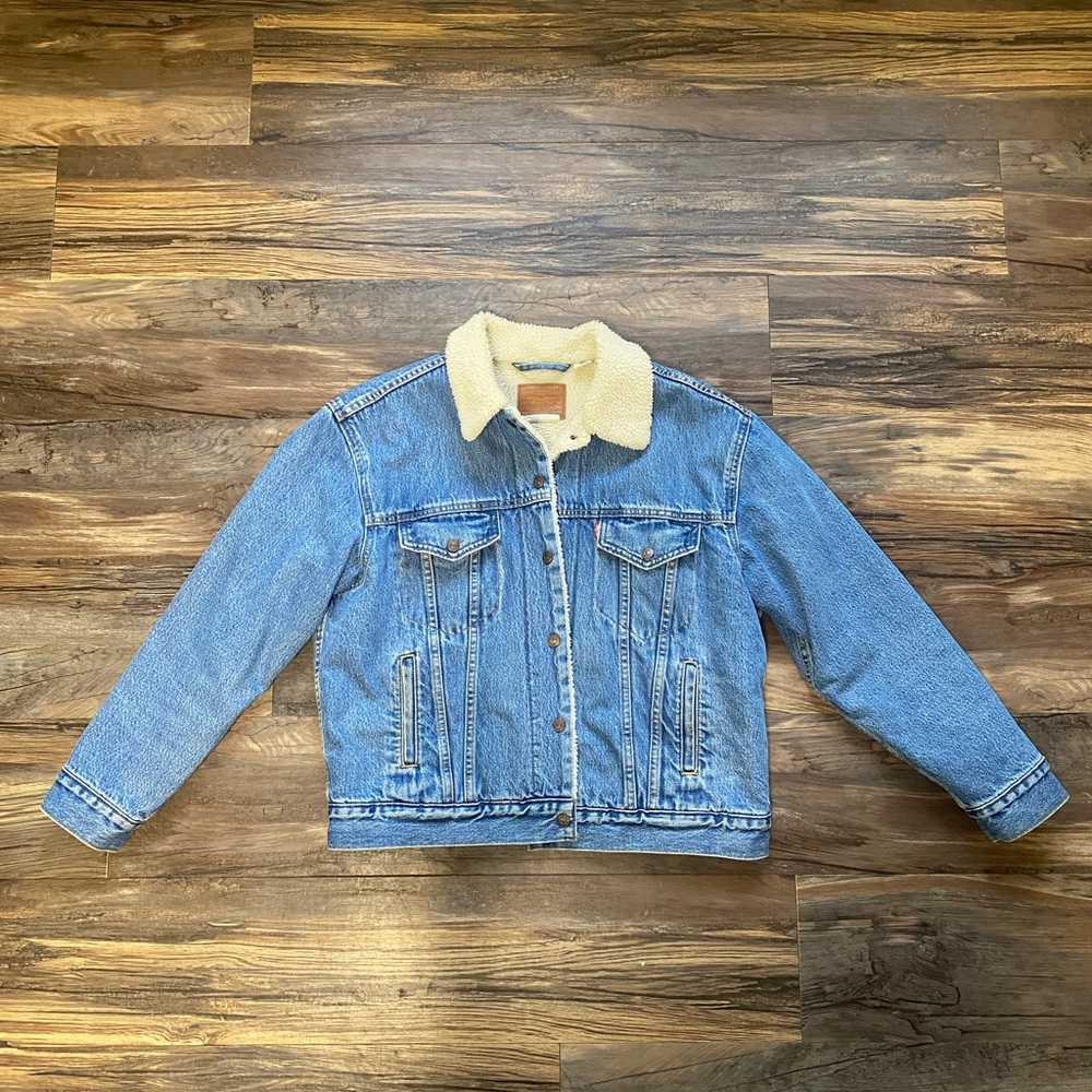 Levi Sherpa Lined Denim Jacket